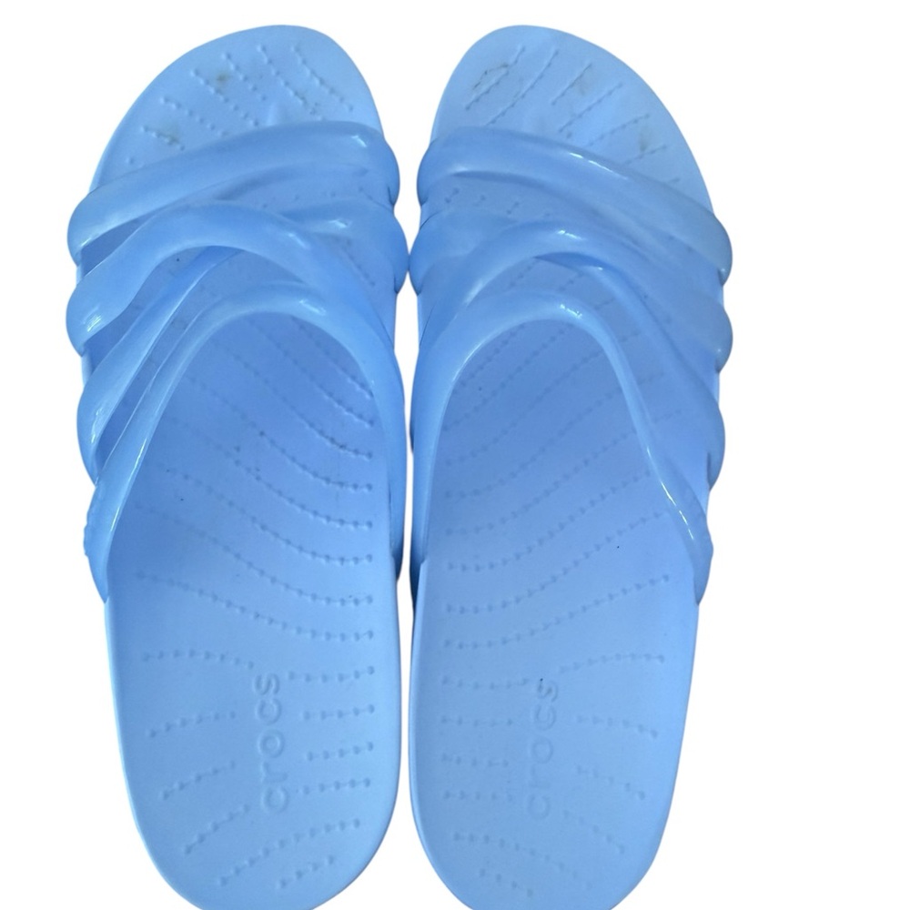 CROCS Sky Blue Slide Sandals